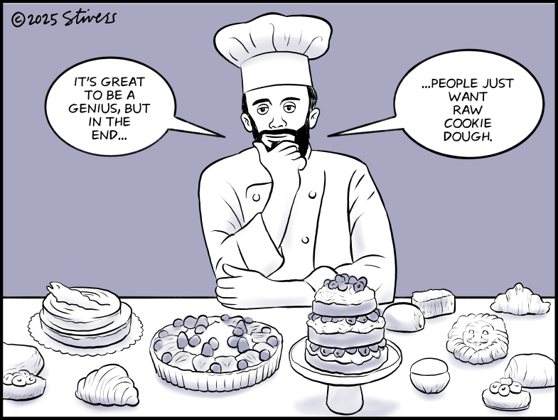 Genius pastry chef